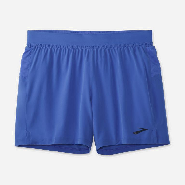 Brooks Sherpa 5 2-In-1 Hardloopshorts voor Heren Blauw (JOCXN-9053)